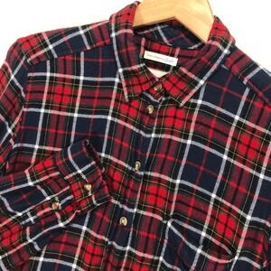 American‎ Eagle Outfitters Boyfriend Fit Flannel Shirt Women's S Plaid Button Up
